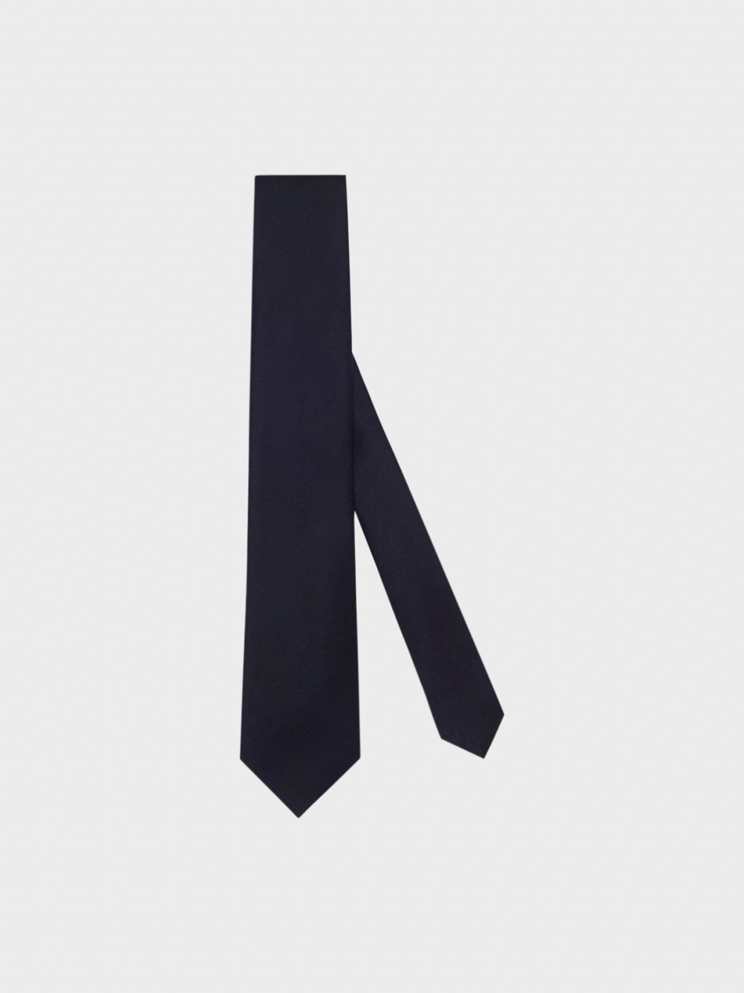 Caruso Menswear Abbigliamento Uomo Cravatta in flanella di lana blu still