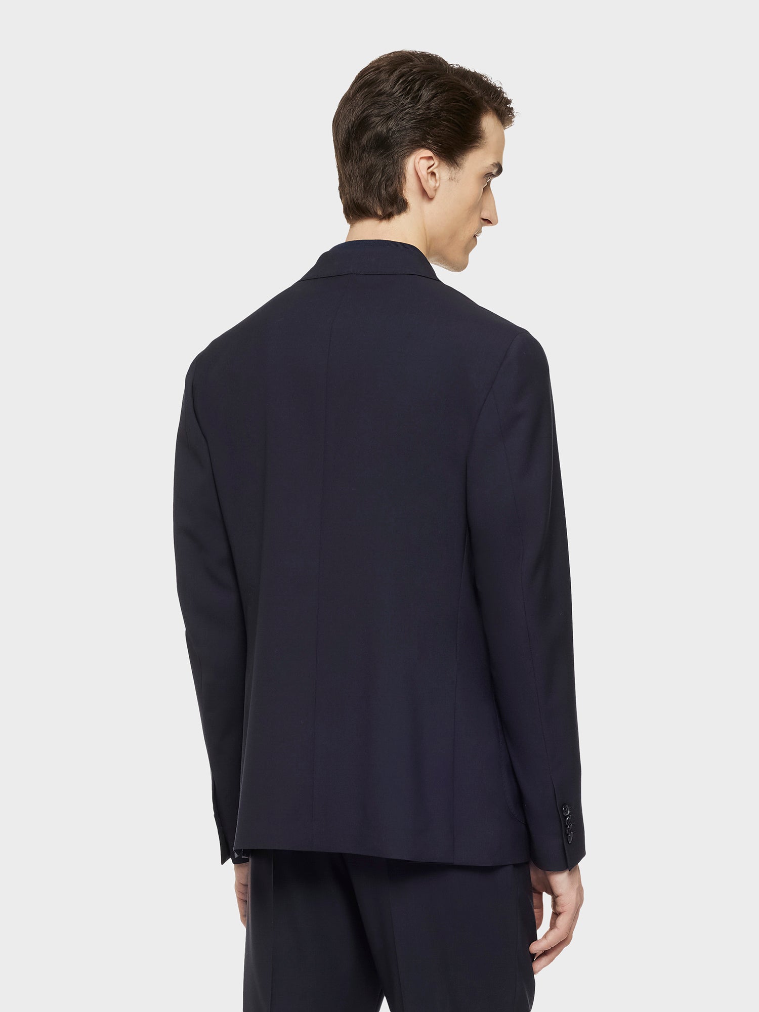 Caruso Menswear Abbigliamento Uomo Giacche Giacca butterfly doppiopetto in lana blu look 4