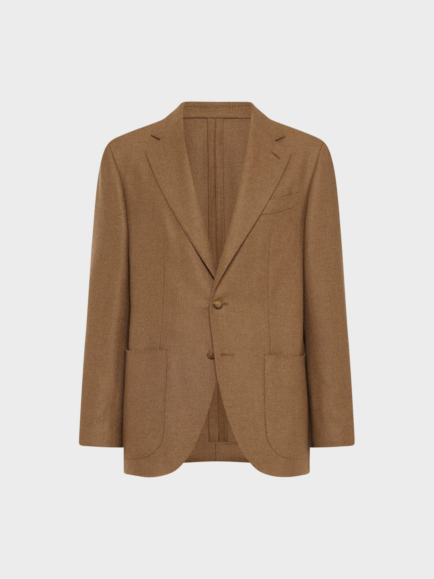Caruso Menswear Abbigliamento Uomo Giacca butterfly in lana cashmere color cammello still