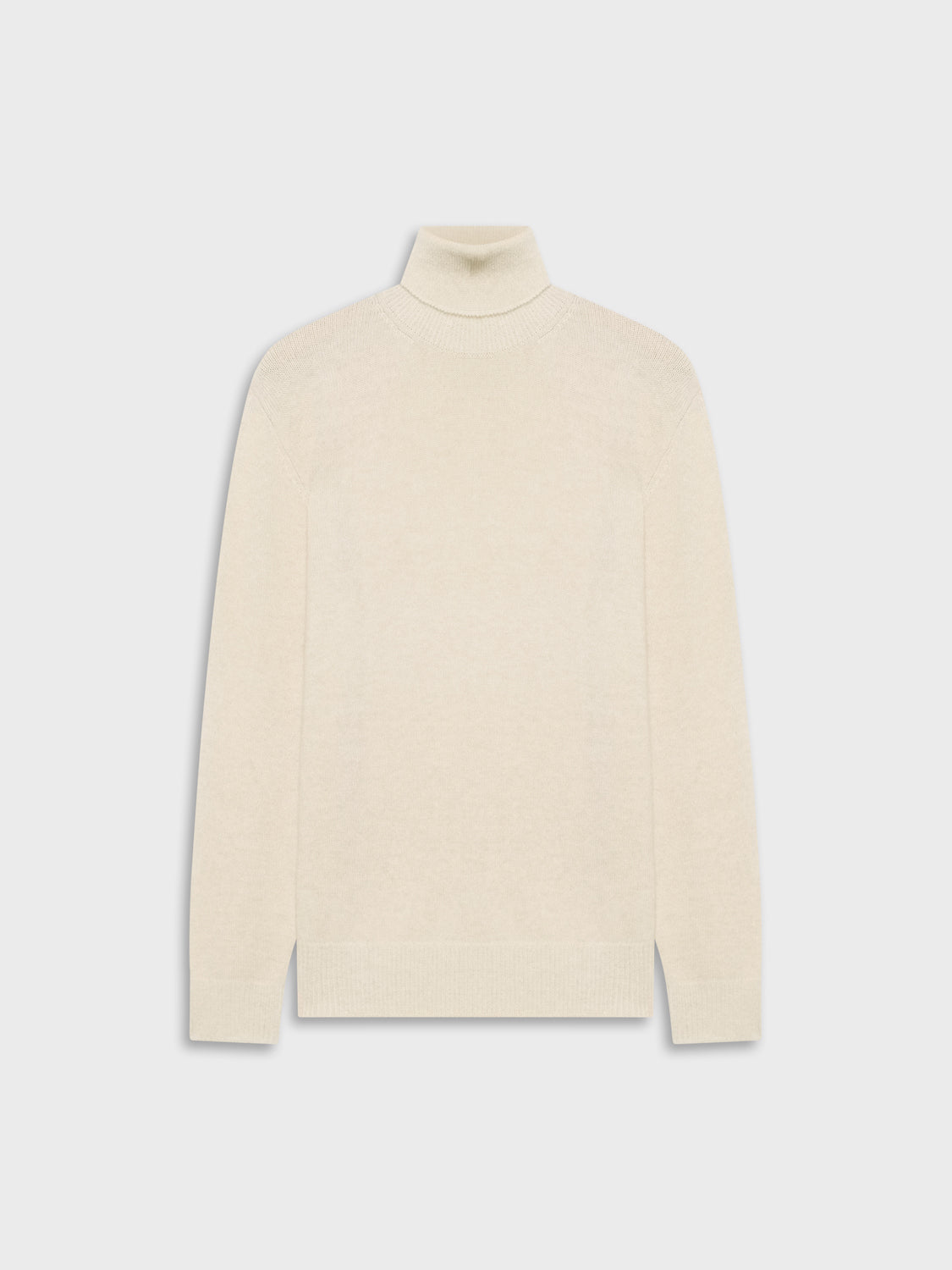 Caruso Menswear Abbigliamento Uomo Maglieria Dolcevita in lana babywool beige look 2