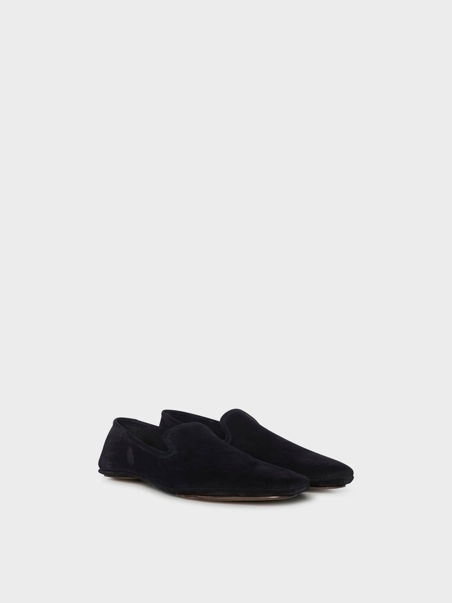 Caruso Menswear Abbigliamento Uomo Accessori Slipper in pelle scamosciata marrone look 1