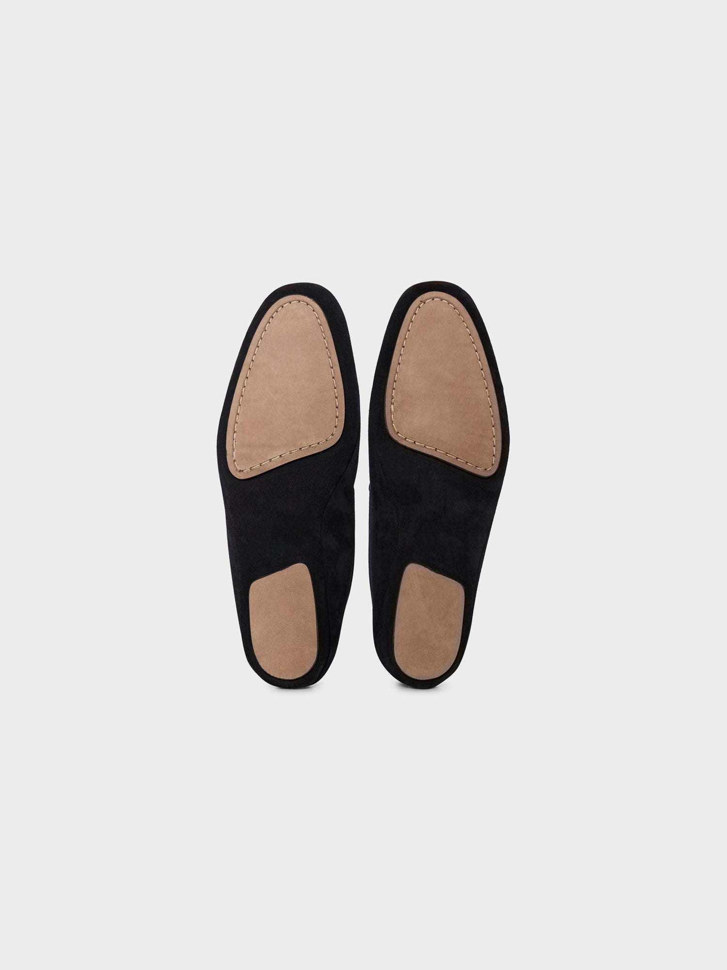 Caruso Menswear Abbigliamento Uomo Accessori Slipper in pelle scamosciata marrone look 3