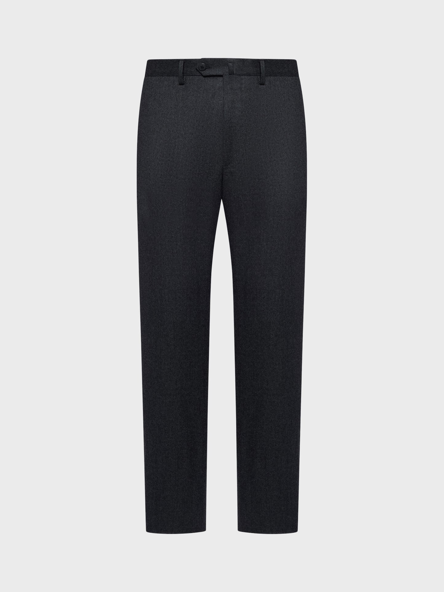 Caruso Menswear Abbigliamento Uomo Pantalone in flanella di lana grigio still