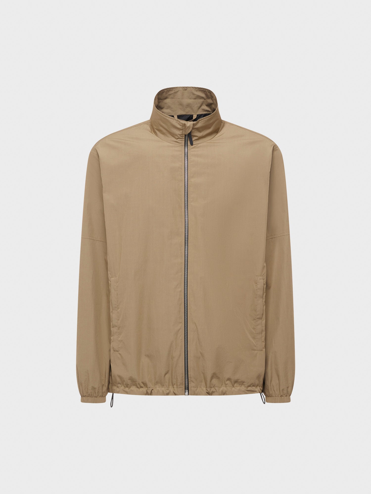 Caruso Menswear Abbigliamento Outerwear Uomo Giubbino primaverile da skater in cotone sabbia still
